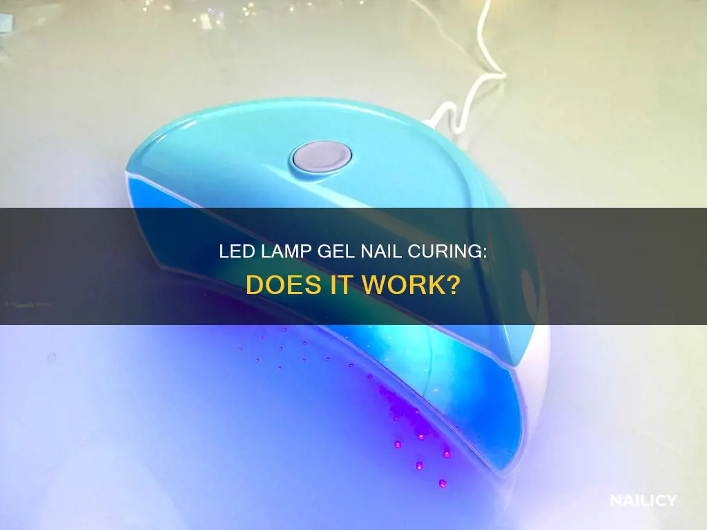 can you use a led lamp to cure gel nails