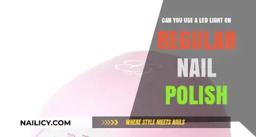 LED Light Compatibility: Can It Cure Regular Nail Polish Effectively?