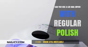 LED Nail Dryer and Regular Polish: Compatibility Explained