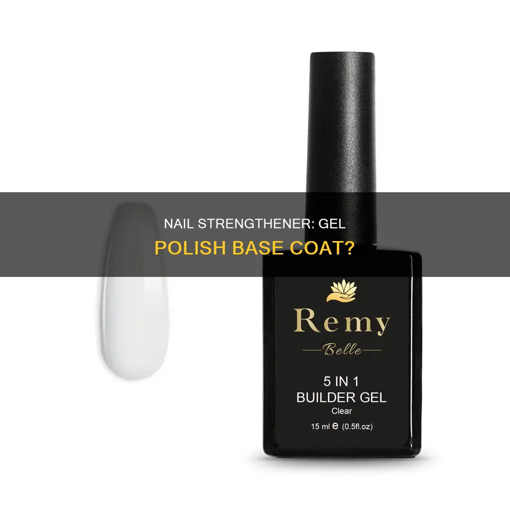 can you use a nail strengthener under gel polish