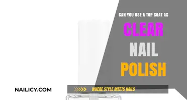 Top Coat as Clear Polish: A Versatile Nail Care Hack?