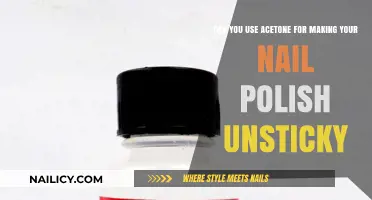 Acetone Solution: Reviving Unsticky Nail Polish with Ease