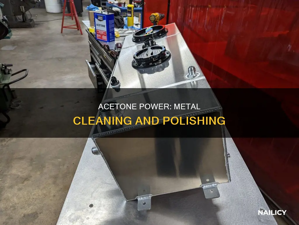 can you use acetone nail polish remover for metal projects
