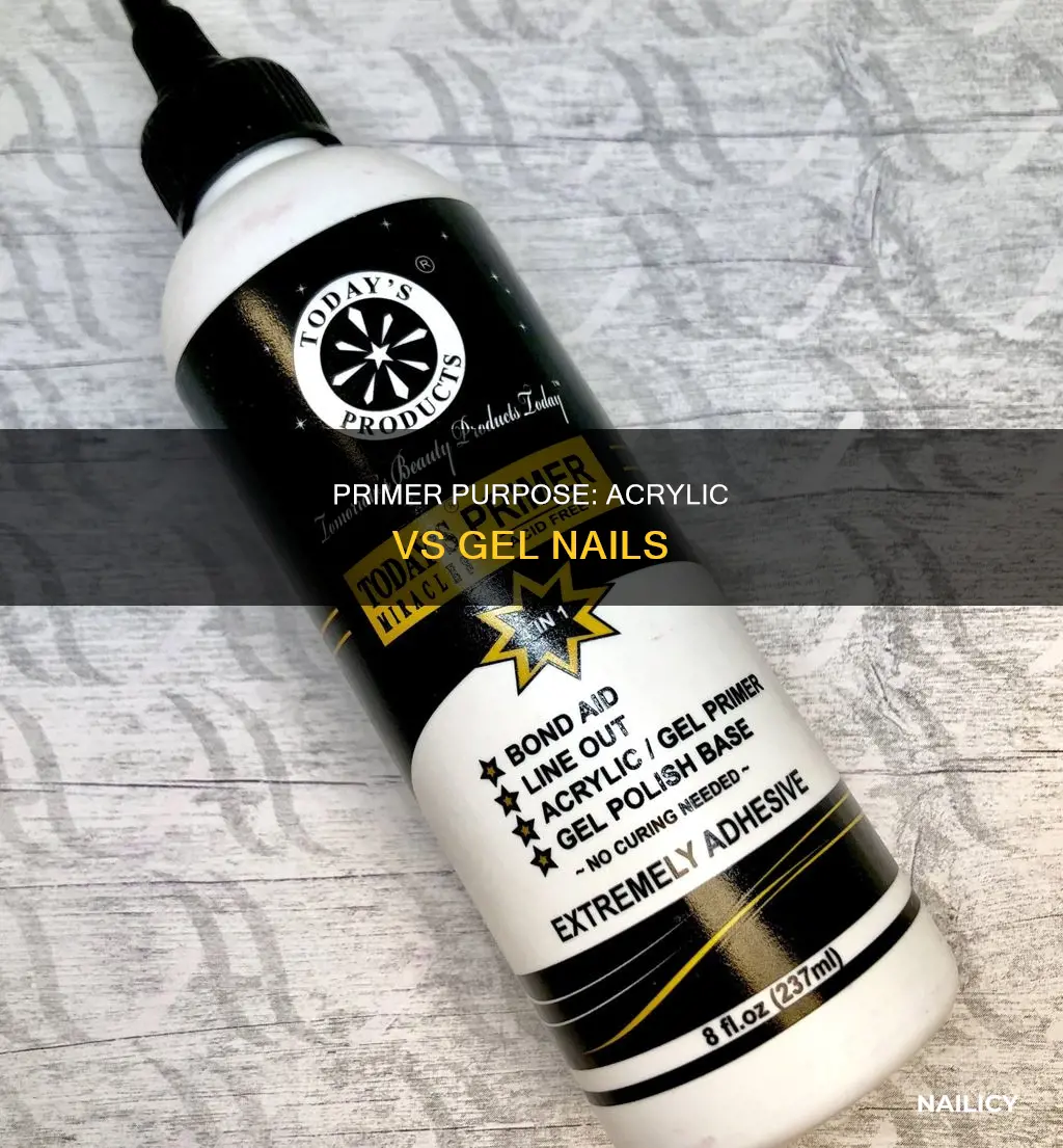 can you use acrylic nail primer for gel nails