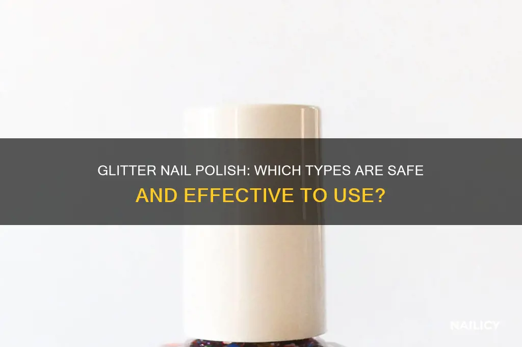 can you use any kind of glitter for nail polish