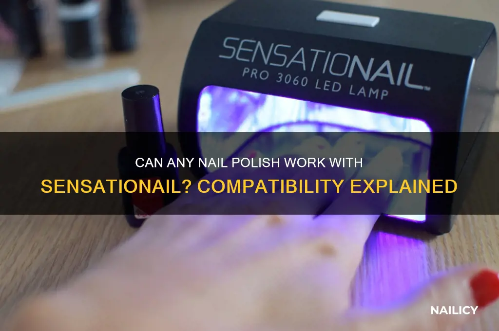 can you use any nail polish with sensationail