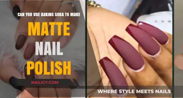 DIY Matte Nails: Baking Soda Hack for Non-Glossy Polish Finish