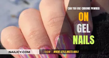 Chrome Powder on Gel Nails: A Stylish Combination?