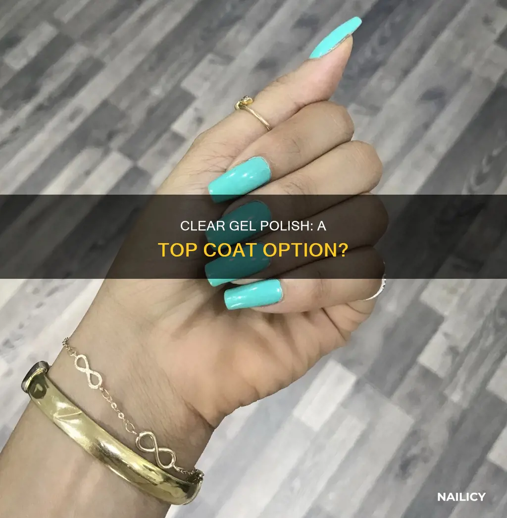 can you use clear gel polish over regular nail polish
