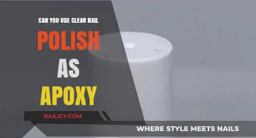 Clear Nail Polish as Epoxy: A Creative DIY Alternative or Not?