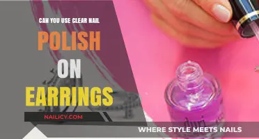 Clear Nail Polish on Earrings: A Safe Solution for Sensitive Ears?
