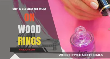 Clear Nail Polish on Wood Rings: A DIY Sealing Solution?