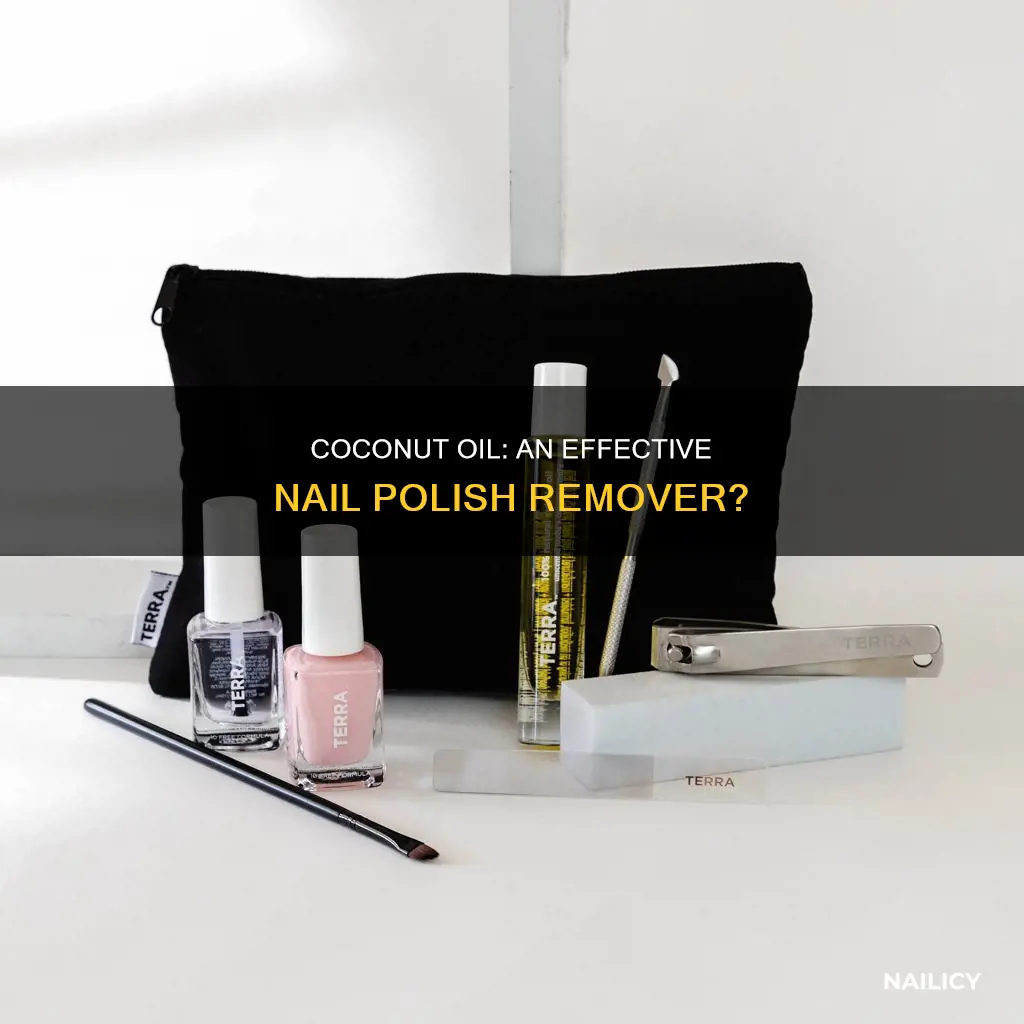 can you use coconut oil as nail polish remover