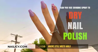 Cooking Spray Hack: Speeding Up Nail Polish Drying Time?