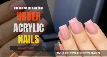 Gel Base Coats Under Acrylic Nails: A Good Idea?