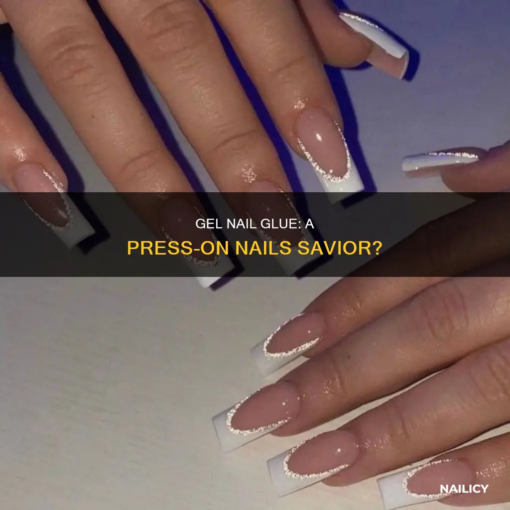 can you use gel nail glue on press on nails