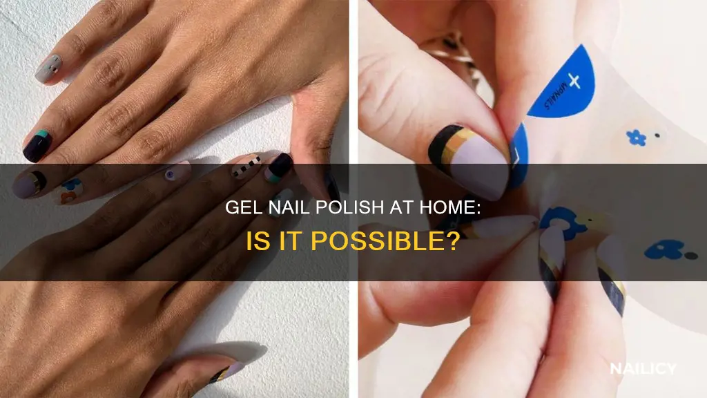 can you use gel nail polish at home