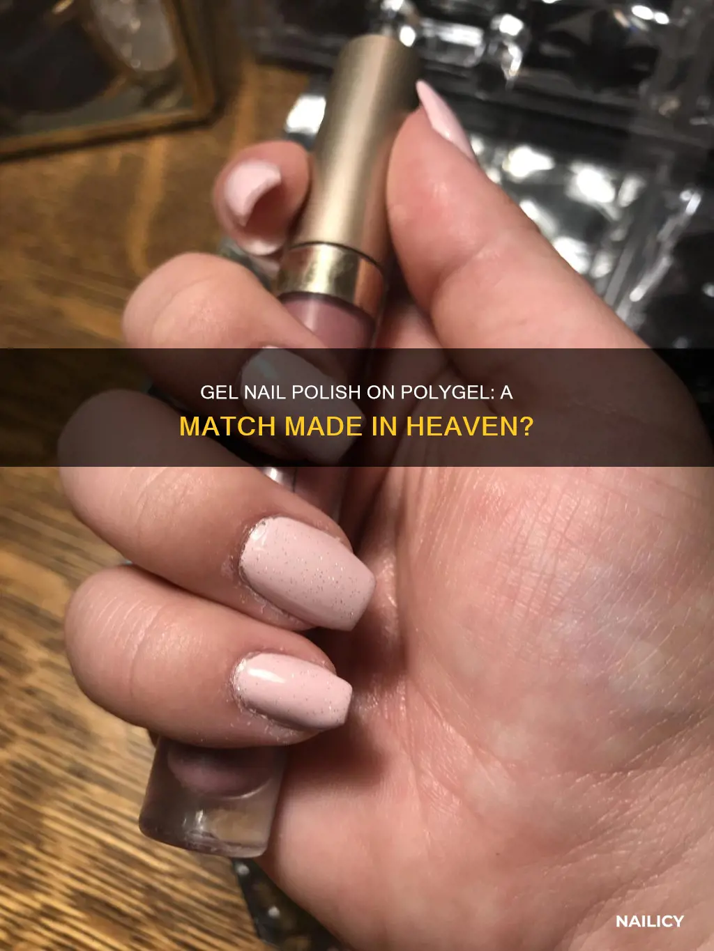can you use gel nail polish on polygel