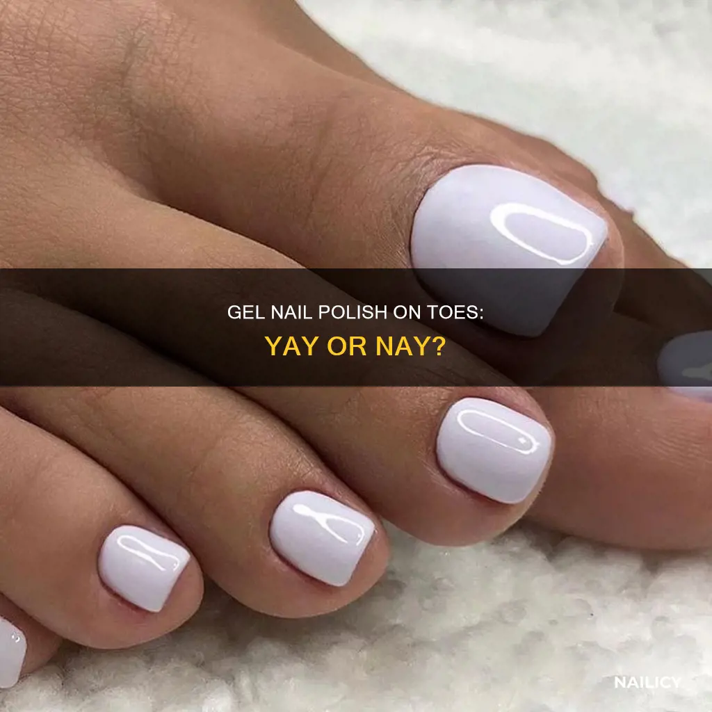 can you use gel nail polish on toe bed