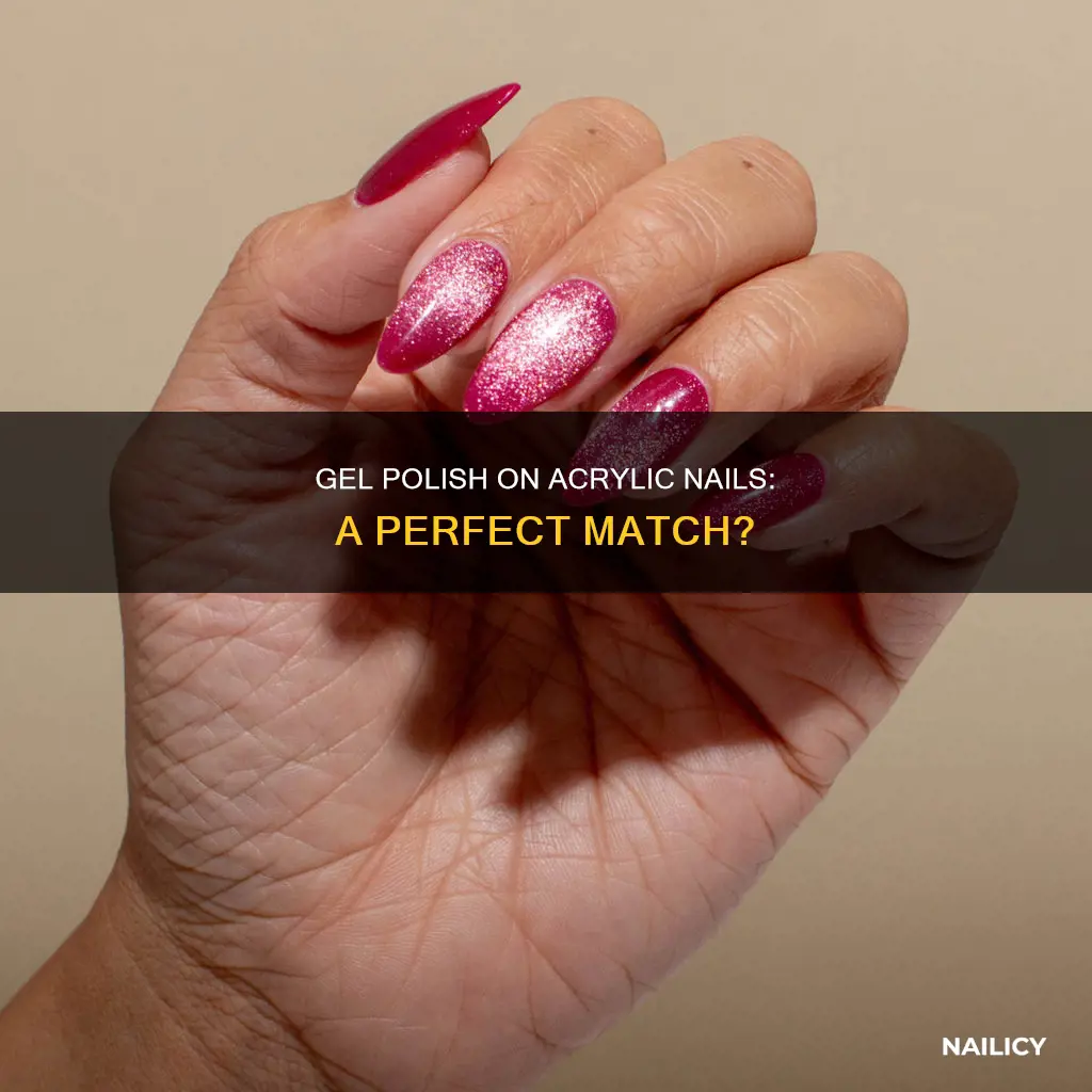 can you use gel polish on acrylic nails