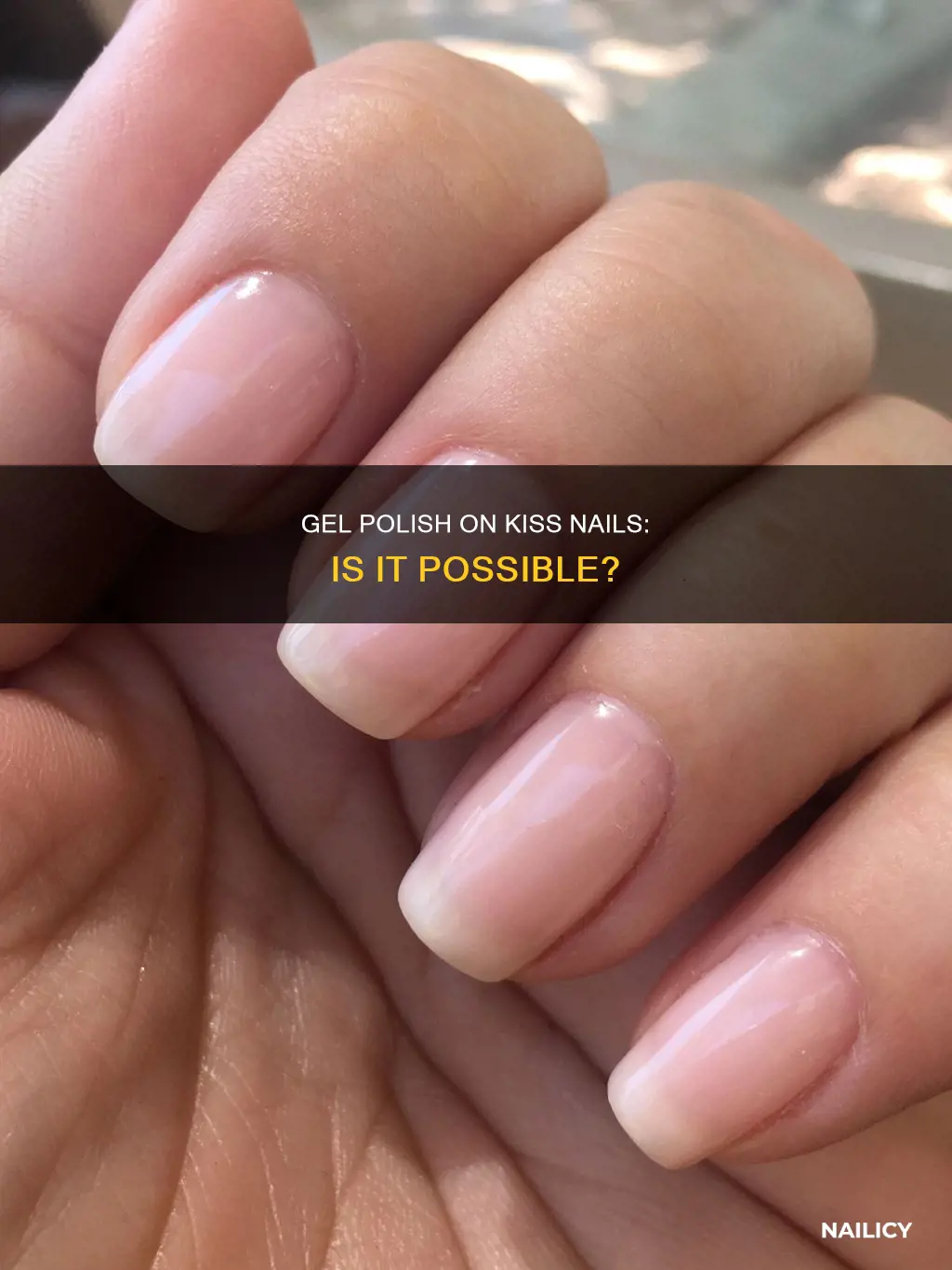can you use gel polish on kiss nails