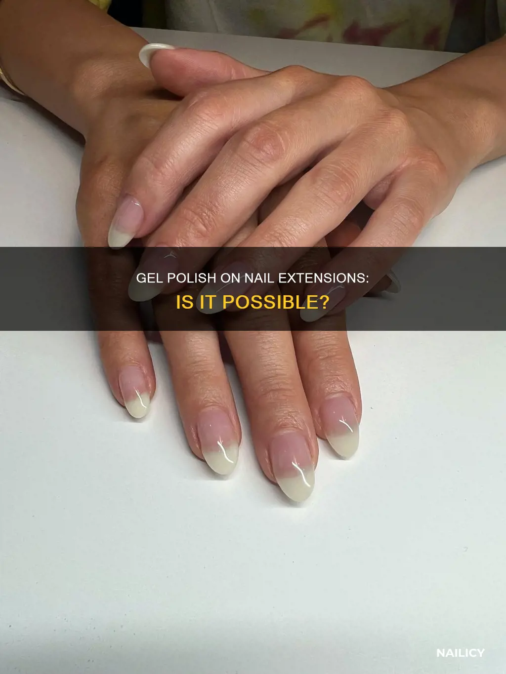 can you use gel polish on nail extensions
