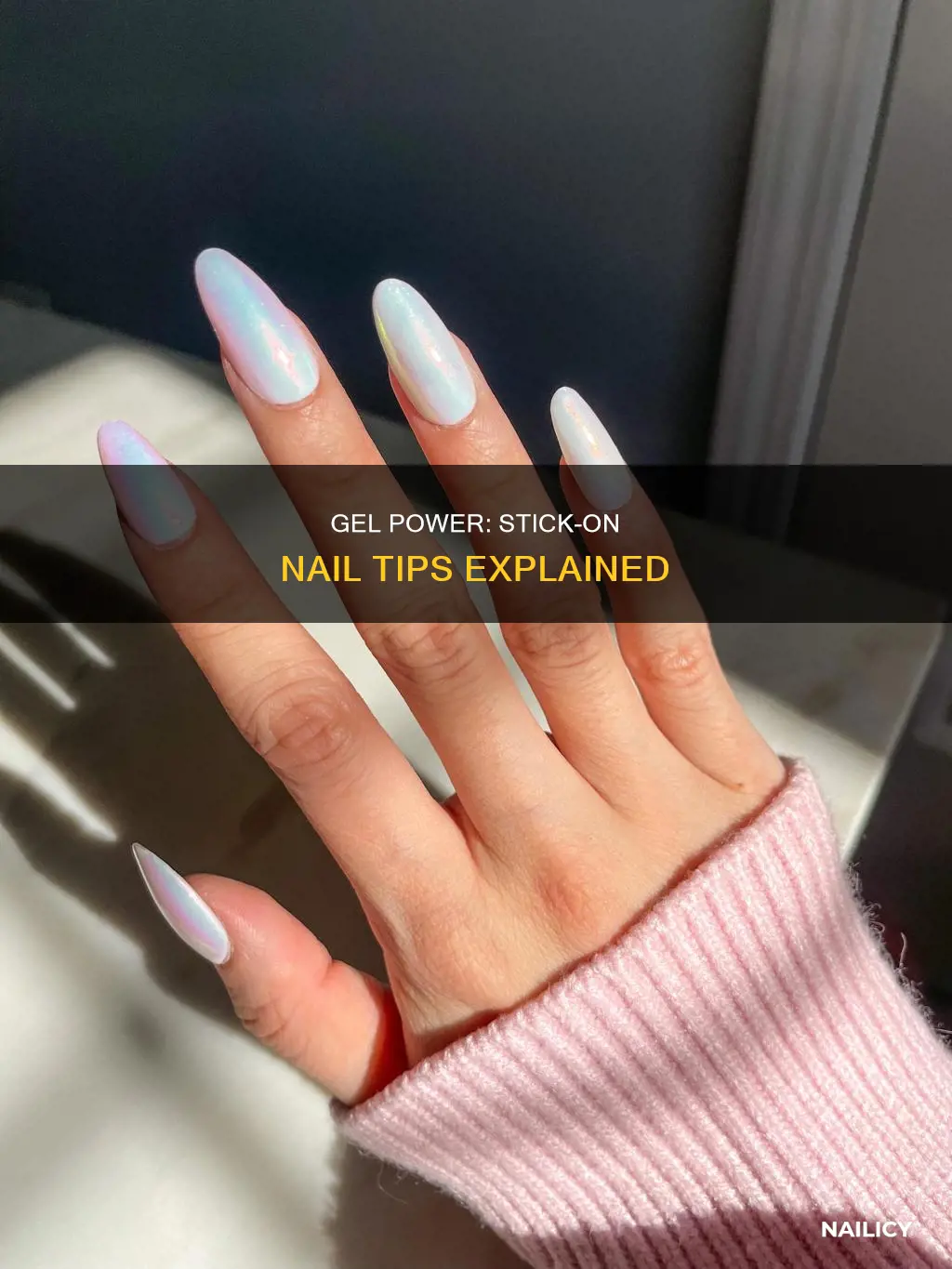 can you use gel to stick on nail tips