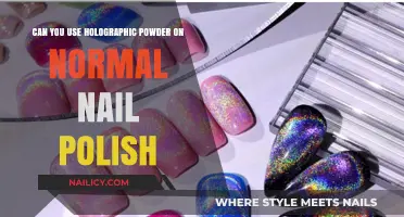 Holographic Powder on Regular Nail Polish: Tips and Tricks