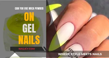 Mica Powder Magic on Gel Nails
