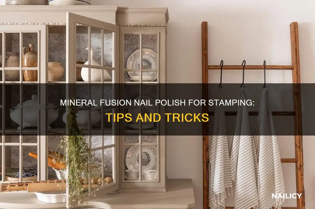 can you use mineral fusio nail polish onnail stamp
