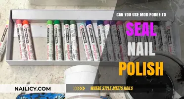 Using Mod Podge to Seal Nail Polish: A Creative DIY Hack?