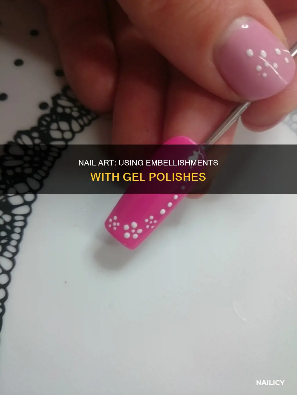can you use nail embellishments with gel