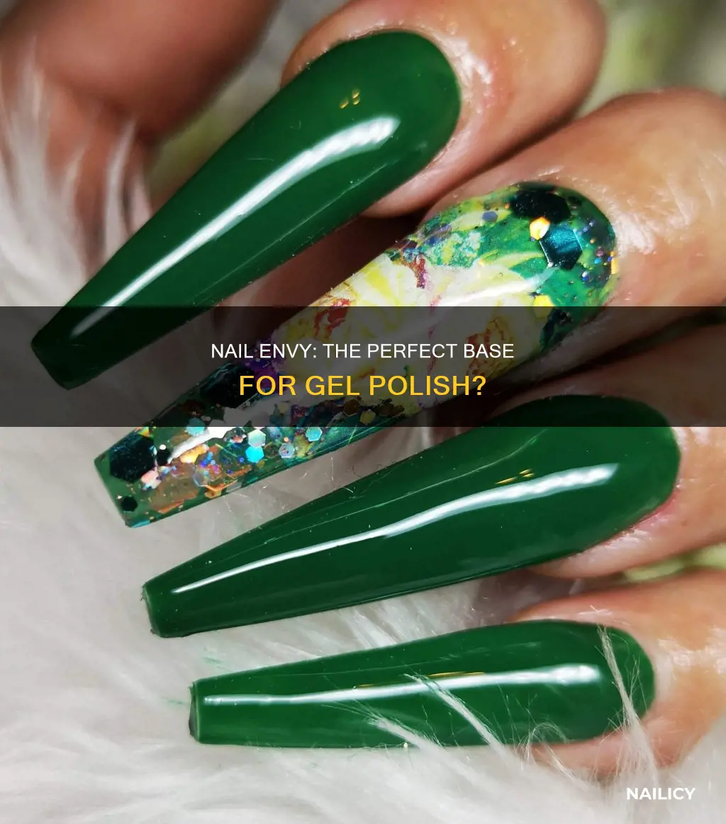 can you use nail envy under gel polish
