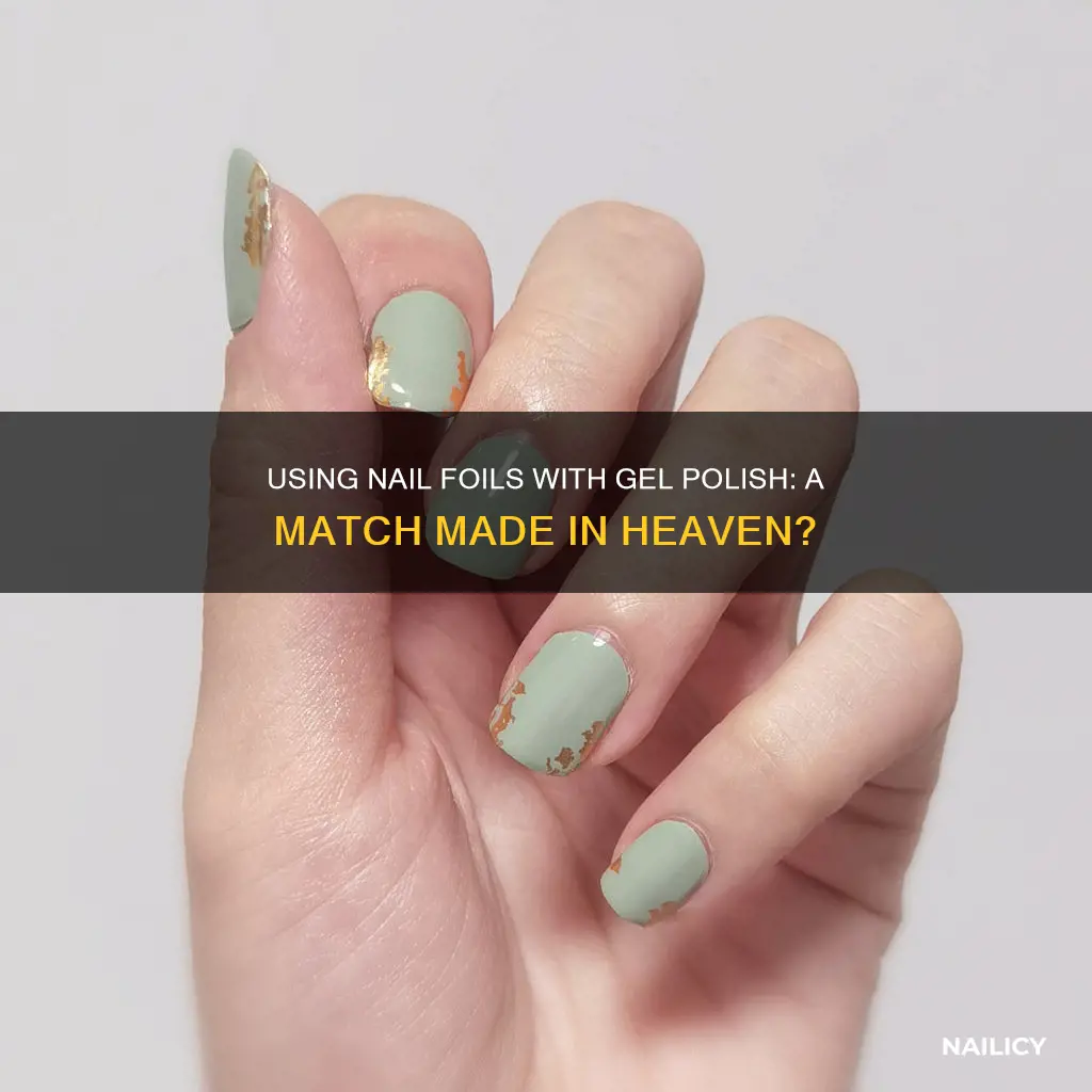 can you use nail foils with gel polish