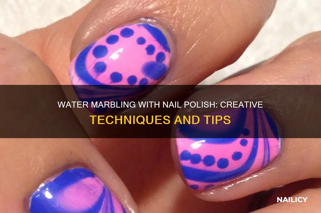 can you use nail polish for water marbling