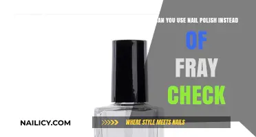 Nail Polish as Fray Check Alternative: Creative DIY Fabric Fix