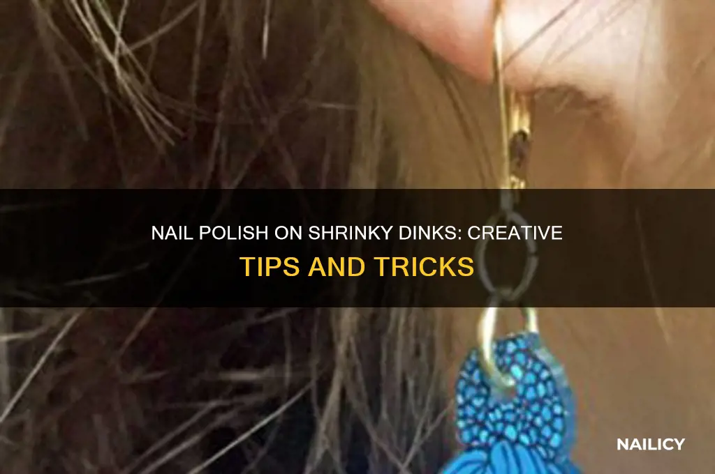 can you use nail polish on shrinky dinks