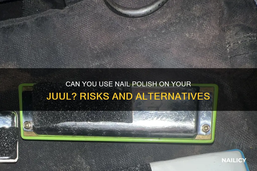 can you use nail polish on your juul