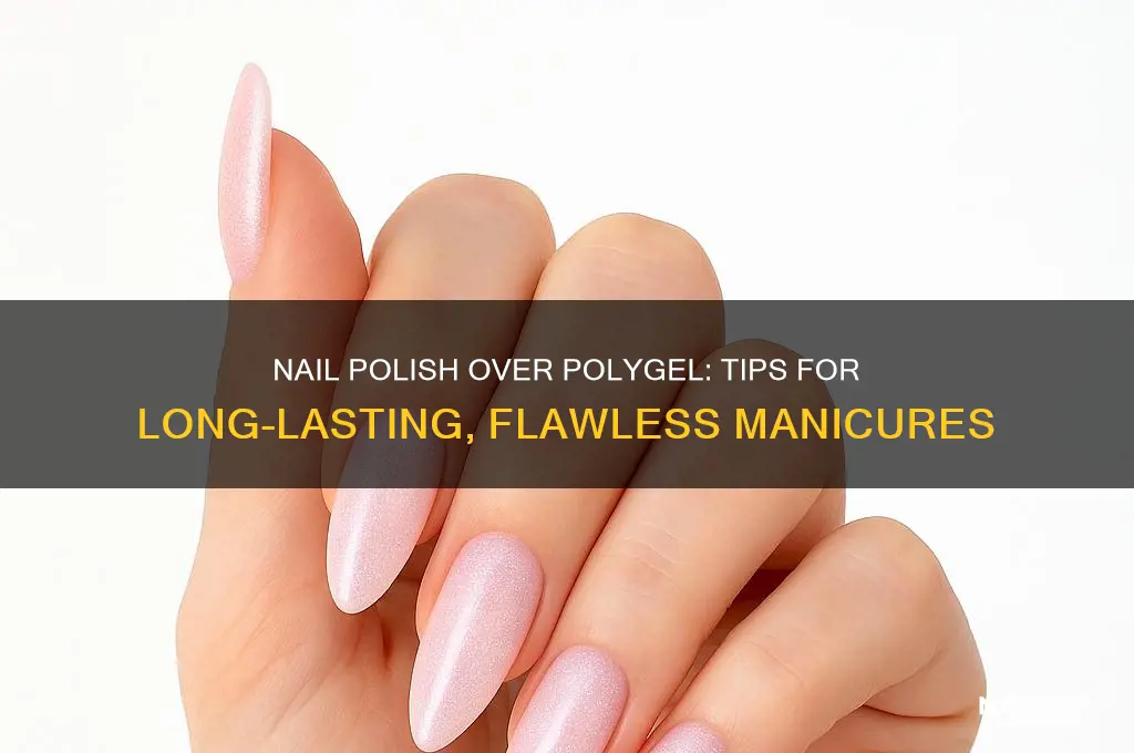 can you use nail polish over polygel ails