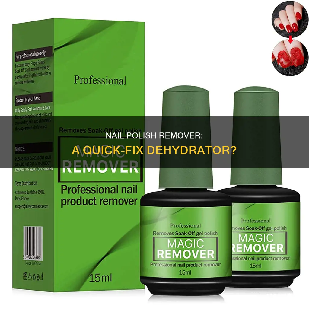 can you use nail polish remover as a dehydrator