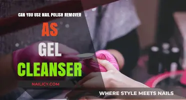 Nail Polish Remover: A Gel Cleanser Substitute?