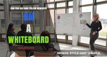 How to Erase Whiteboard Marks with Nail Polish Remover?