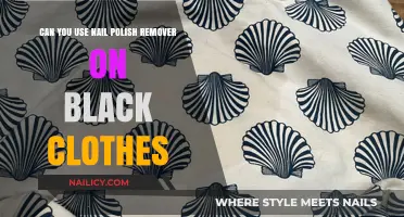 How to Remove Nail Polish Stains from Black Clothes