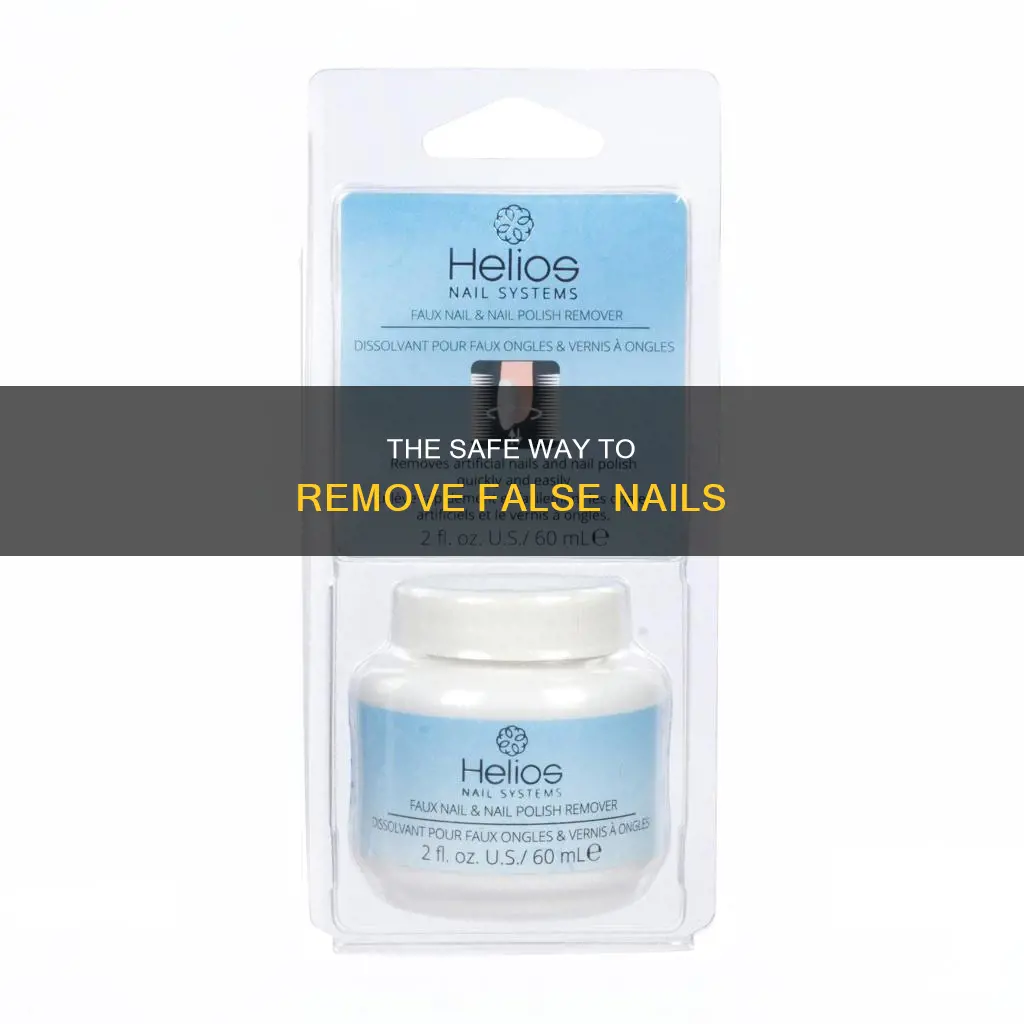 can you use nail polish remover on false nails