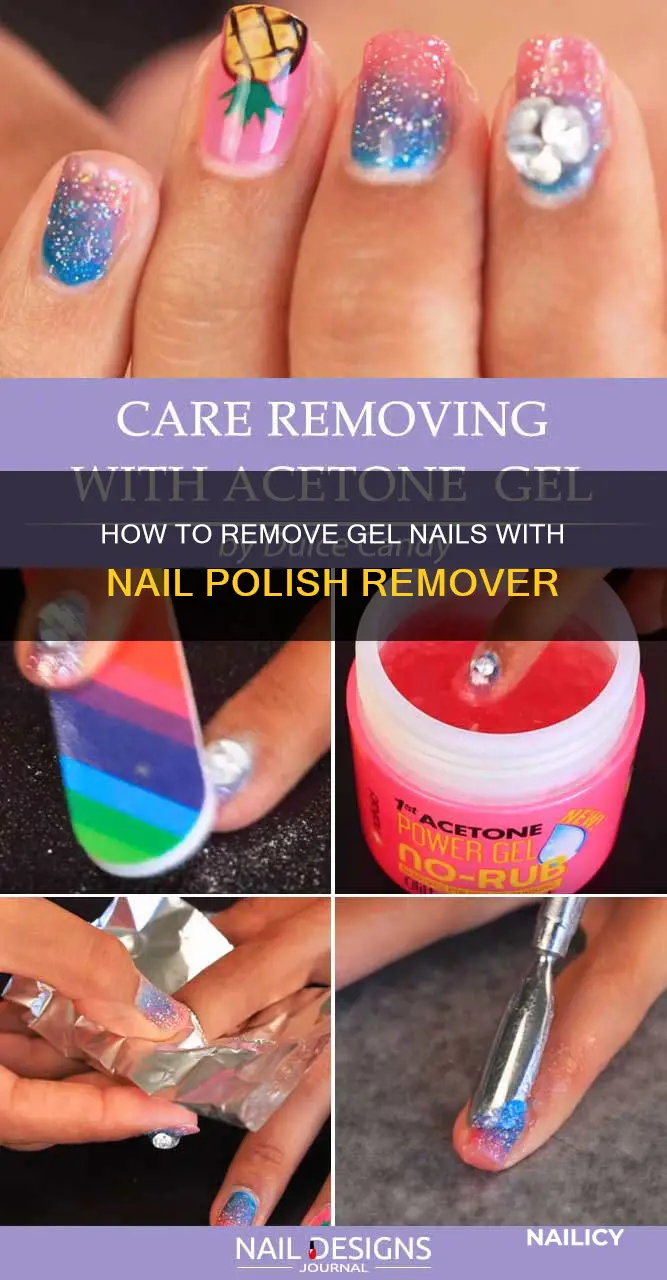 can you use nail polish remover on gel nauls