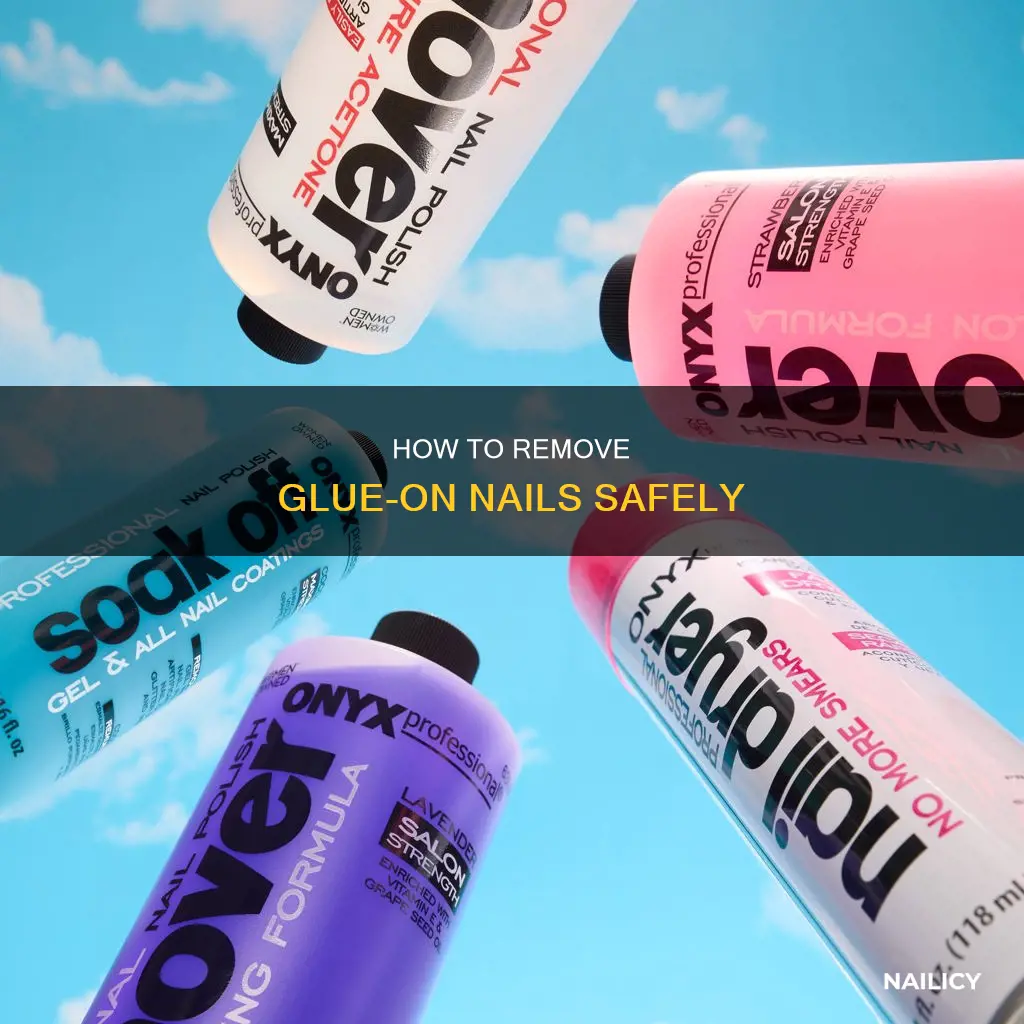 can you use nail polish remover on glue on nails