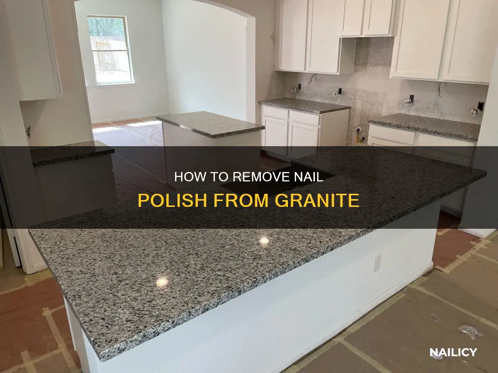 can you use nail polish remover on granite