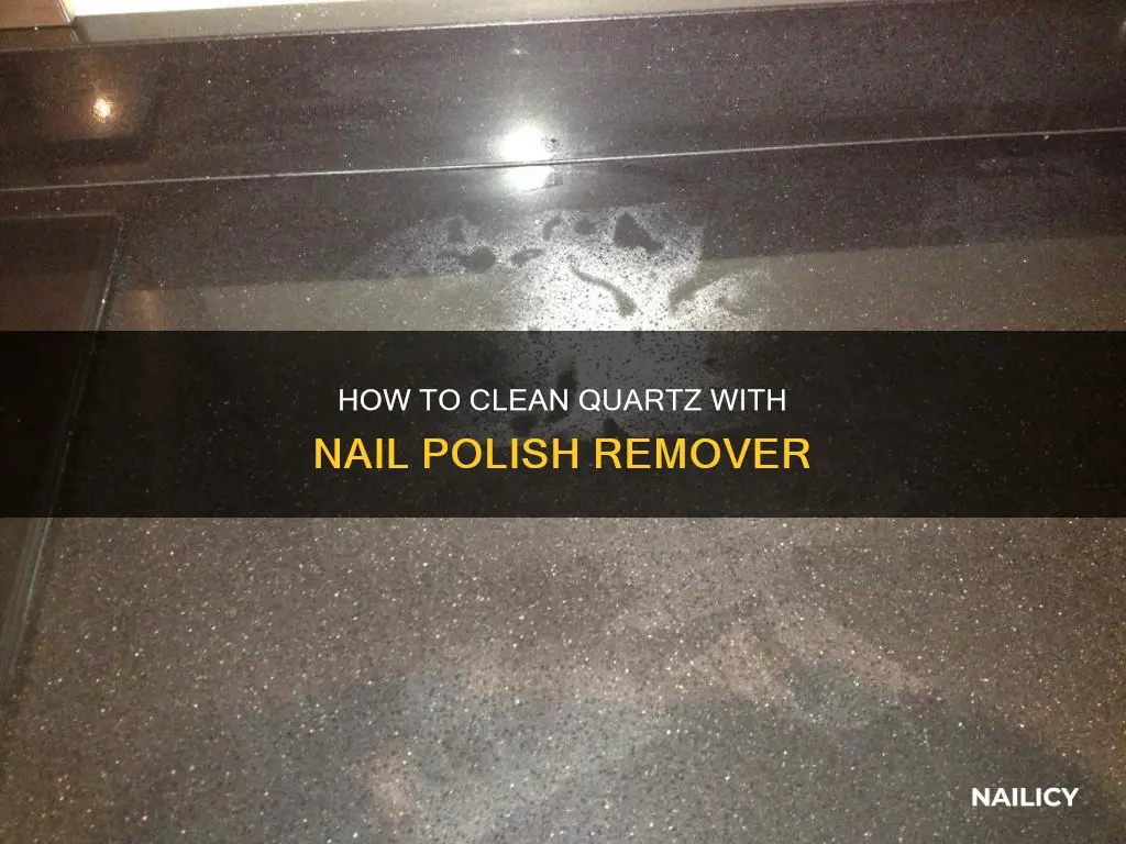 can you use nail polish remover on quartz