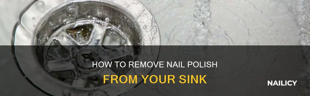 can you use nail polish remover on sink