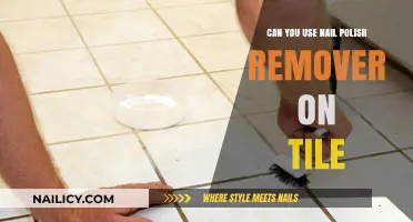 How to Use Nail Polish Remover on Tile